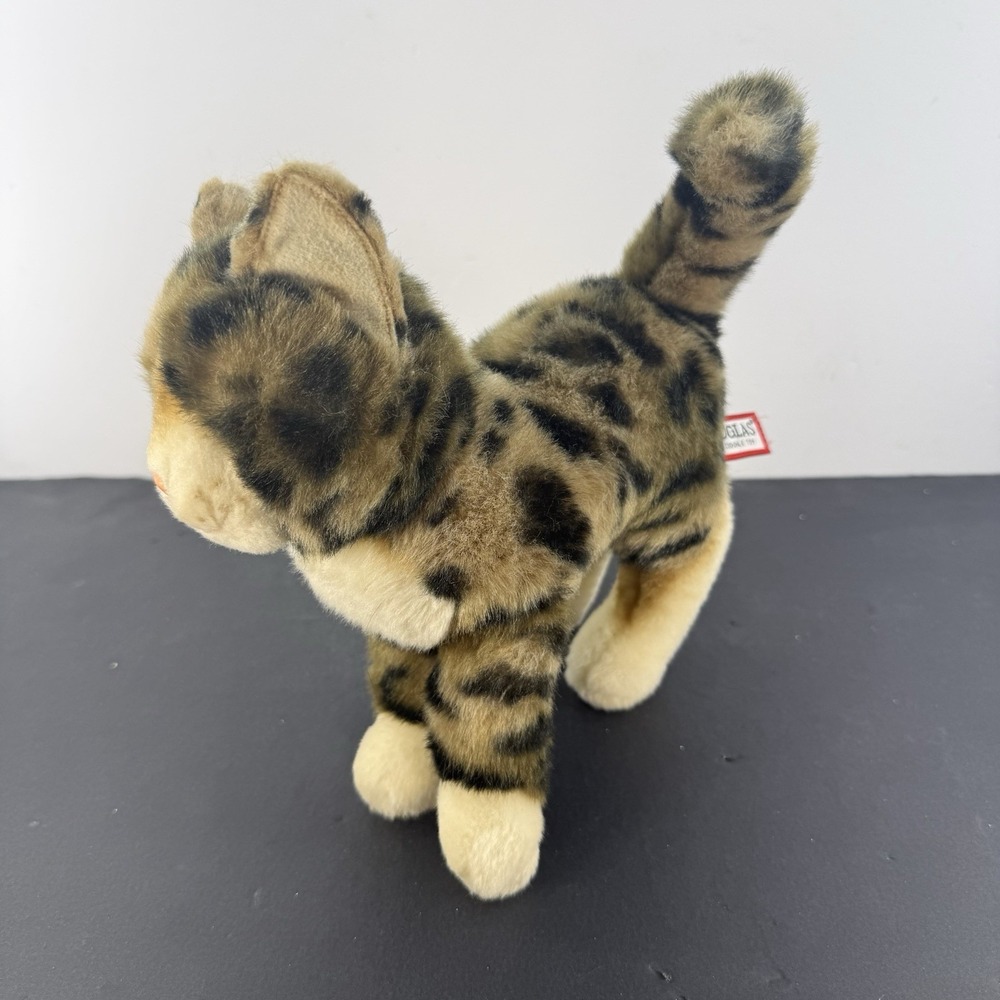 Douglas Plush Cat 10" Brown Black Spotted Tashette Bengal 1862 Cuddle Toy - Picture 1 of 9